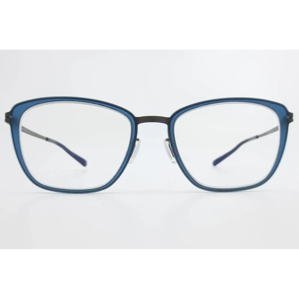 Modo 4056 Teal Titanium Square Eyeglasses Frames 52-18-140 Metal 39957